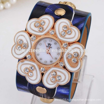Валентайн подарок подруга любовь цветок элегантный кварцевые наручные часы